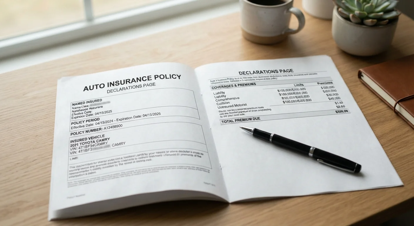 Auto Insurance Terms Glossary: A Reference for Every Policy Document