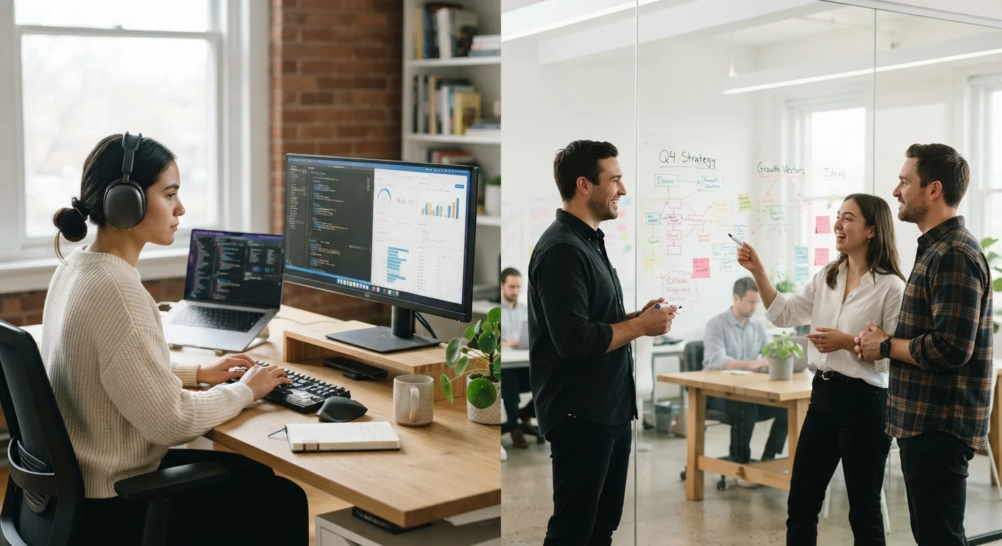 Deep Focus vs. Collaborative Work: Structuring Your Day Around Both