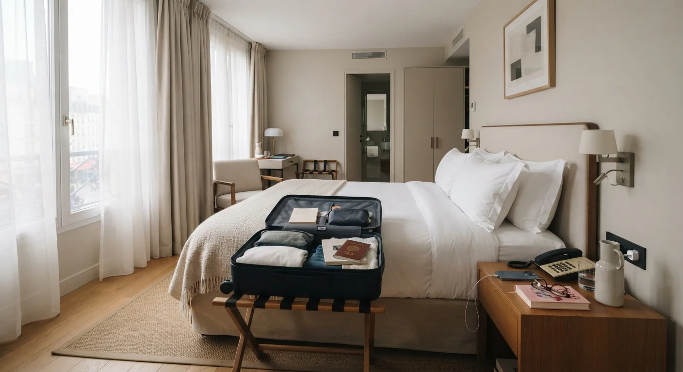 Before You Leave Your Hotel Room: A Departure Checklist