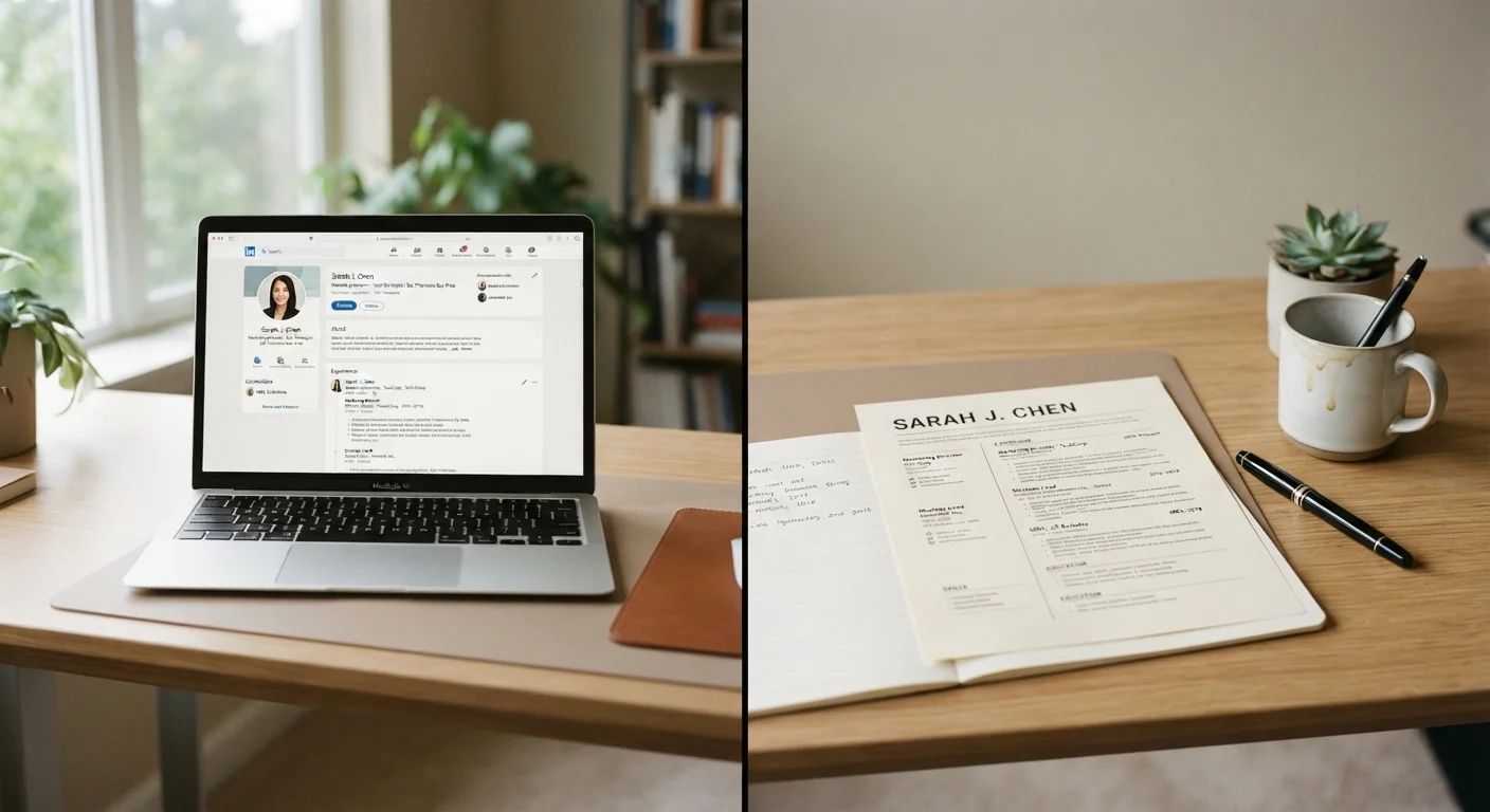 LinkedIn Profile vs. Resume: How They Should Work Together