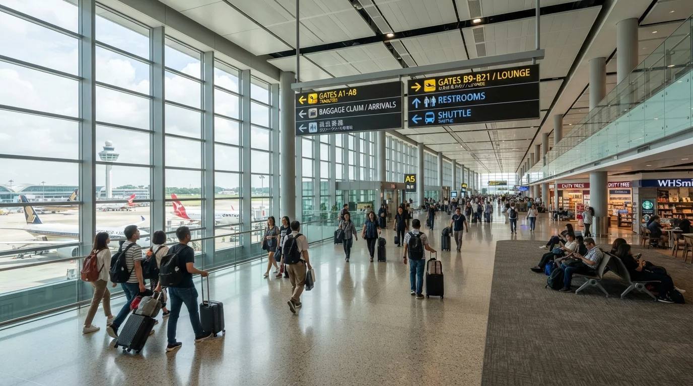 Navigating a Foreign Airport for the First Time