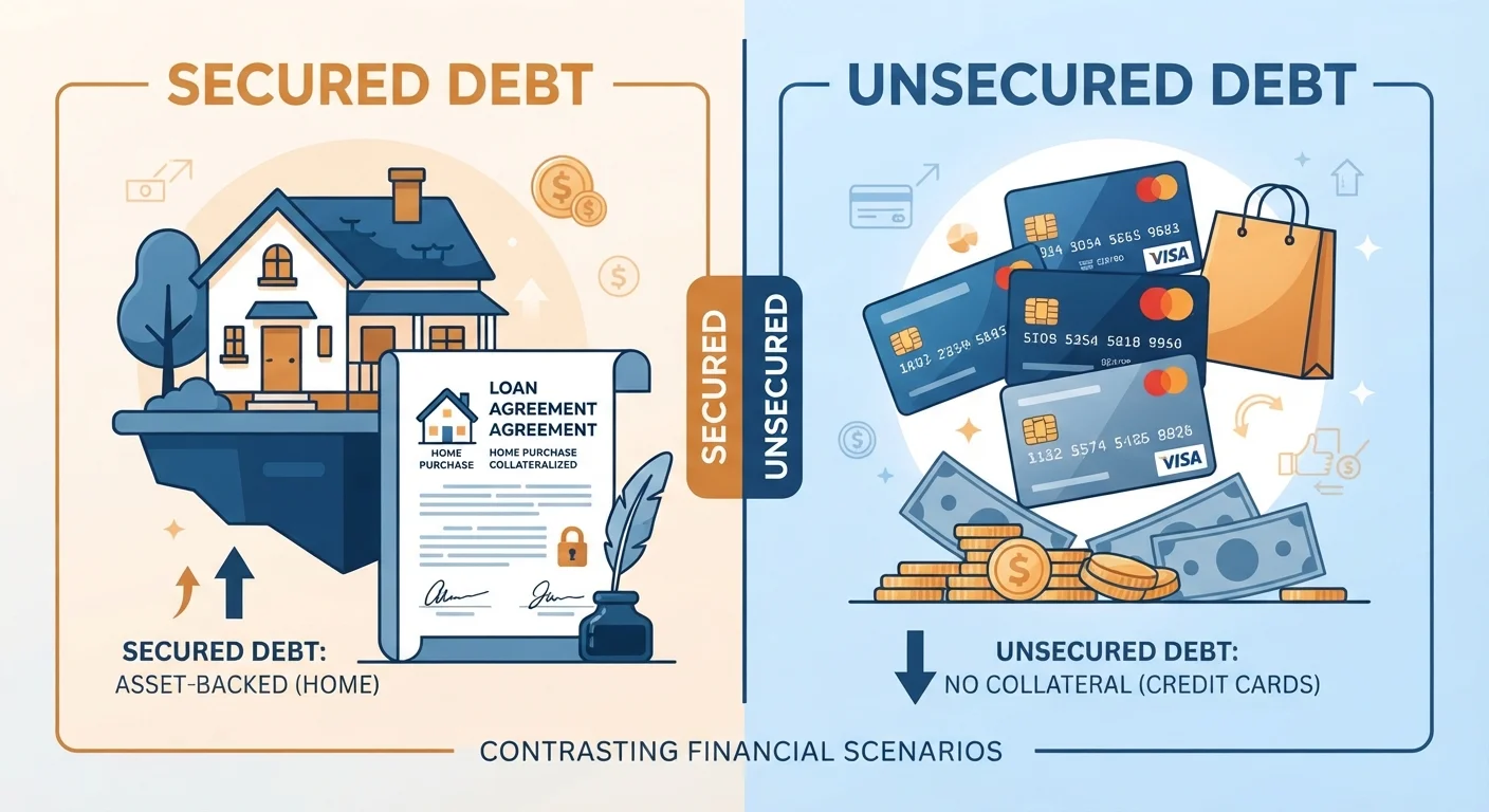 Secured Debt and Unsecured Debt: How the Distinction Shapes Your Repayment Priorities